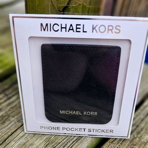 Michael Kors Saffiano Phone Pocket Sticker .